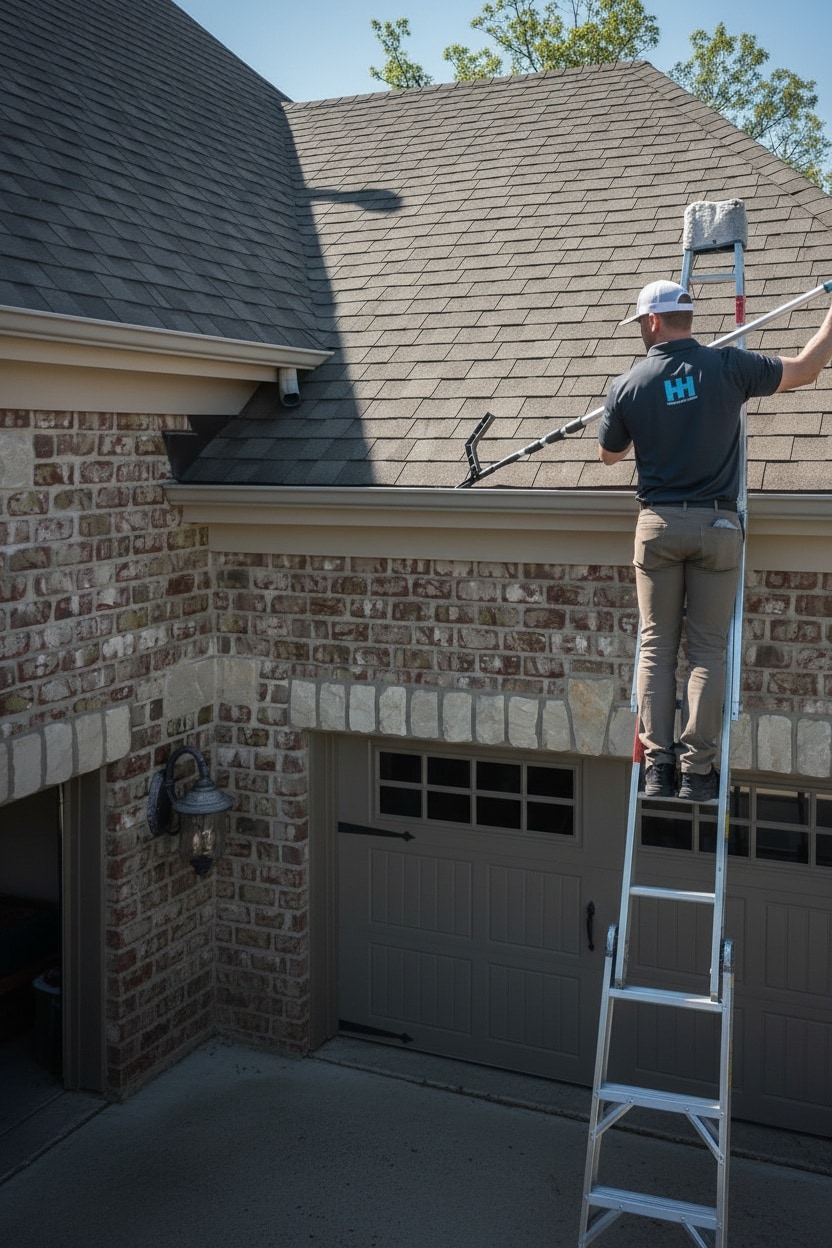 Professional gutter cleaning service
