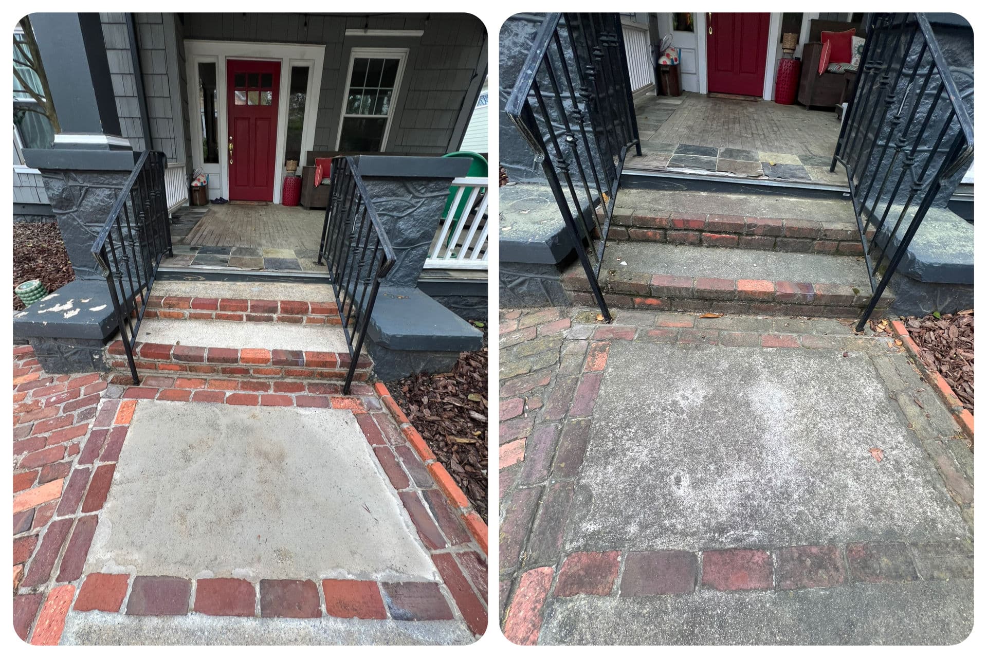 Gallery photos for Garden Path Brick Cleaning Success: Image #2